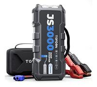 TOPDON Avviatore Emergenza per Auto JS3000, 12V 3000A Avviatore Booster per Fino a 9.0L Gas o 7L Diesel Motori, 24000mAh Caricabatteria per Auto Portatile con Custodia Protettiva in EVA