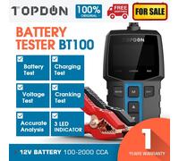 TOPDON BT100 Battery Tester Tester diagnostico digitale della batteria auto 12V