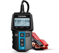 TOPDON BT100 Tester Batteria Auto, 12 V Tester per Batterie 100-2000 CCA | per Test Batteria, Avviamento e Sistema di Ricarica, Analizzatore Batteria Digitale per Auto,Camion,Moto,ATV,SUV,Barca,Yacht