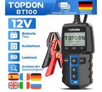 TOPDON BT100 Tester batteria auto Dispositivo diagnostico automobilistico Tester