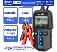 TOPDON BT100 Tester per batteria Strumento di diagnostica della batteria