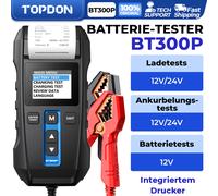 TOPDON BT300P Tester per batterie Tester per batterie con stampante incorporata
