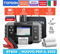 TOPDON BT600 Testeur de batterie automobile OBD2 Testeur de batterie numérique