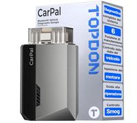 TOPDON CarPal-A OBD2 Auto Diagnostica, Bluetooth OBD2 Scanner in Italiano | 6 Servizi di Reset, AutoVIN, Ispezione Motore, Controllo Smog, Guida alle Riparazioni, 1 anno di aggiornamenti gratuiti