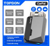 TOPDON Carpal-E Dispositivo diagnostico OBD2 auto Tutti i sistemi Scanner 6Reset