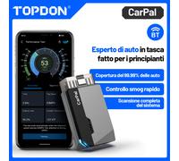 TOPDON CarPal-E Dispositivo diagnostico OBD2 per auto Tutti i sistemi 6Servizi