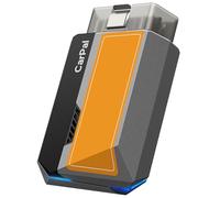 TOPDON Carpal OBD2 Scanner Bluetooth - Scanner per auto, strumento diagnostico per tutti i sistemi iOS e Android, controllo dello stato del veicolo, 6 servizi di manutenzione, controllo smog, guida