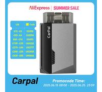 TOPDON Carpal OBD2 Scanner per auto Strumento diagnostico per tutti i sistemi Controllo della salute del veicolo Controllo dello smog Controllo della batteria IOS Android BT 5.0