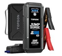 TOPDON JS2000Pro Booster Avviamento Auto, 2500A 16000mAh Avviatore Batteria | per Motori Fino a 8L Gas o 6L Diesel,12V Jump Starter con Torcia a LED/Porta USB/protettiva EVA, Avviatore Emergenza per Auto