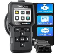 TOPDON Lettore di codici OBD2 AL400, 10 funzioni OBD2, spia del motore del controllo, test delle emissioni, test del sensore O2, EVAP, aggiornamento gratuito a vita