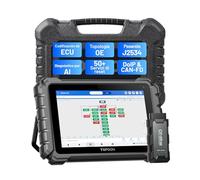 TOPDON ONE 10.1" Strumento Diagnostico OBD2 Bidirezionale, J2534 Pass-Thru, Codifica ECU e Oltre 50 Servizi, Scansione Completa del Sistema con TopFix AI, Topologia OE, Accesso FCA/Renault/VAG SFD SGW