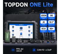 TOPDON ONE Lite OBD2 Diagnostica Codifica ECU Sistema Completo 50+ Reset J2534