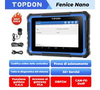 TOPDON Phoenix Nano-E Sistema completo Scanner diagnostico auto CAN-FD/DoIP TPMS