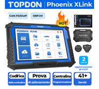 TOPDON Phoenix XLink auto diagnostica Scanner Reset Strumento Bidirezionale ECU