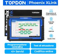 TOPDON Phoenix Xlink auto OBD2 dispositivo diagnostico programma ECU codifica