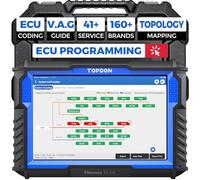 TOPDON Phoenix Xlink OBD2, dispositivo diagnostico ECU per programmazione BMW/Benz/Audi, con codifica ECU online, controllo bidirezionale, V.A.G Guided, 41 servizi, topologia, CAN FD & DoIP