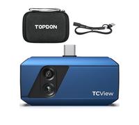 TOPDON TC001 Plus Termocamera Professionale Android, 256x192 Risoluzione IR con Cámara Visual, -20℃ a 550℃, Telecamera Termica de Doble Lente per Ispezione HVAC, Elettrica, Manutenzione della Casa