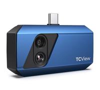 TOPDON TC001 Plus Termocamera Professionale per Android, 512x384 TISR Risoluzione con Cámara Visual, Telecamera Termica de Doble Lente, -20℃ a 550℃, Precisione 0.1℃, Frequenza di Aggiornamento 25Hz