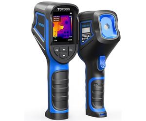 TOPDON Termocamera TC004 Mini, risoluzione IR 240x240, durata della batteria 15 ore, da -20°C a 450°C, 25 Hz, termocamera portatile per manutenzione domestica, ispezione perdite, ispezione HVAC