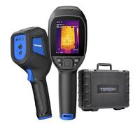 TOPDON Termocamera TC005, 512x384 TISR e visiva 2MP, Autonomia 12h Wifi | 64GB eMMC, -20°C~550°C, schermo IPS 3.5" telecamera con report termico, analisi 2D/3D su PC per ispezioni elettriche e HVAC
