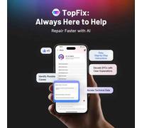 TOPDON Topscan Lite Strumento Diagnostico OBD2 Bluetooth per Auto, Livello OE, Scanner con 8 Funzioni di Reset, Lettore Codici Sistema Completo, Test Attivi