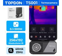 TOPDON TS001 Termocamera Android 9mm Obiettivo regolabile 256x192 Risoluzione DE