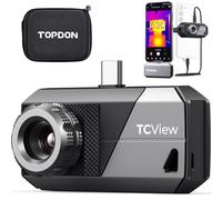 TOPDON TS001 Termocamera Professionale per Android, Messa a Fuoco Manuale, Campo di Osservazione 0,1 a 500m, 512x384 TISR Risoluzione, -20°C a 550°C,Telecamera Termica con Obiettivo Regolabile da 9mm