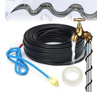 TOPDURE TDSF1-K Nastro termico autoregolante per tetti, 5 W/ft, nastro termico per tubi, ideale per la prevenzione delle dige di ghiaccio su tetti e grondaie, 1,8 m