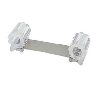 WOLFPACK LINEA PROFESIONAL 5322000 Tope Sujeta Puerta Goma Transparente 13 cm, Cranberry