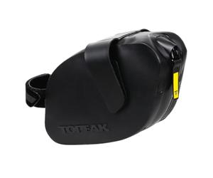 Topeak - Borsa da sella DynaWedge Strap Large impermeabile per bici, impermeabile, nero, 0,6L