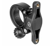 Topeak CageMount 2 Supporto manubrio nero, supporto per bicicletta in alluminio per montaggio di portabottiglie e accessori sul manubrio per MTB bici da corsa Gravelbike