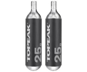 Topeak - CO2 Kartuschen mit Gewinde (2er Set) - Pompa a CO2 2 x 25 g