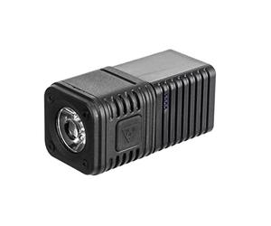 Topeak CubiCubi Fanalino a Luce Bianca, 500 USB, con Batteria da 3.7 V 1260 mAh, Supporto Manubrio, Nero, Taglia Unica