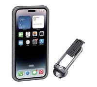 Topeak Handyhülle & Halterung RideCase, Kompatibel mit Apple iPhone 14 Pro Max, Schwarz Grau, 15800643