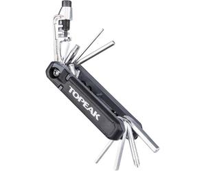 Topeak Hexus X Chiave Multiuso Bici 21 Funzioni, con Levagomme, Smagliacatena, Chiavi Torx e Presta Core Tool