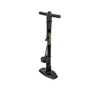 Topeak JoeBlow Mountain X Digital - Pompa da pavimento MTB ad alto volume con indicatore digitale LED, 60 PSI/4 bar Max, valvola Presta RapidHead, volume 722 cc per corsa, canna in acciaio verniciato