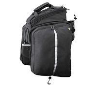 Topeak MTS TrunkBag DXP 2.0 - Borsa impermeabile da bicicletta, si attacca a un portapacchi con cinghie, colore: nero