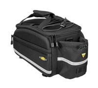 Topeak MTS TrunkBag EX 2.0 - Borsa impermeabile da bicicletta, con lati espandibili, si attacca a un portapacchi con cinghie, colore: nero