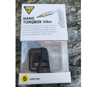 TOPEAK NANO TORQBOX 5Nm Cuffia Di Coppia Con 5Bits Per Minitool 5mm