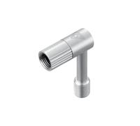 Topeak Pressure-Rite, Adattatore Valvola Schrader, Argento, Taglia unica