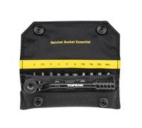Topeak Ratchet Rocket Essential - Lightweight Ratchet Tool Set with 10 Bits and Carry Bag (Essential - 12 Functions)