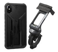 Topeak Ridecase - Custodia per iPhone X/XS con supporto per bicicletta, colore: Nero/Grigio