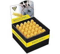 TOPEAK Shuttle Lever 1.1, Counter Display Box, 25 pz Pack Accessori Bicicletta Ciclismo Unisex Adulto, (Giallo), 10.8 x 2.4 x 2.35 cm / 4.3 x 0.9"
