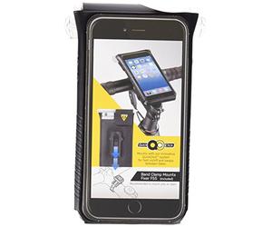 Topeak Smartphone Drybag Impermeabile per iPhone 6 Plus / 6s Plus Bicicletta Tasca per Cellulare, Griff Farbe (ColorName):Schwarz