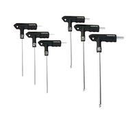 Topeak T Handle Duohex Wrench Set Tool Nero,Argento