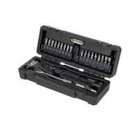 Topeak Torq Stick Pro - Set di chiavi dinamometriche digitali (TT2631), portata 1-20 Nm, display digitale con avvisi acustici/vibrazioni, set di punte da 22 pezzi, cricchetto Rocket HD, chiave aperta