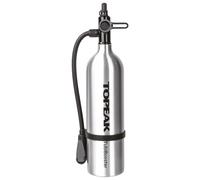 Topeak - TubiBooster X - Pompa a pedale grigio/bianco