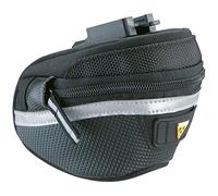 Topeak Wedge Pack II - Borsa da sella con fissaggio F25 e parapioggia, misura grande (con parapioggia)