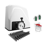 TOPENS RK1100T Apriporta scorrevole automatico per porte scorrevoli pesanti fino a 2600 libbre, operatore porta di sicurezza alimentato da CA con ripiano in nylon e