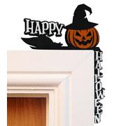 -Toper - Targhetta angolare - legno di tempesta, decorazione del della porta con viso di, rete di stregoni, decorazione spaventosa | Home Porch Office Party